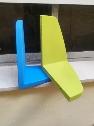 Estanterías Ikea Mammut Azul y Verde