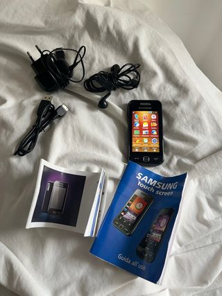 Samsung Touch Screen Telefono Nero