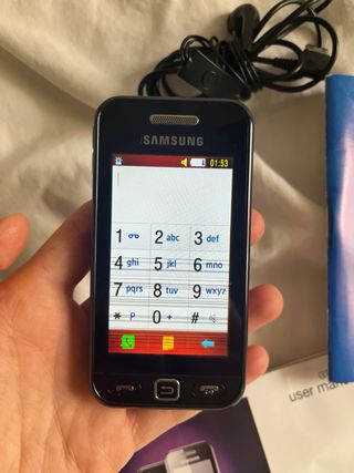 Samsung Touch Screen Telefono Nero