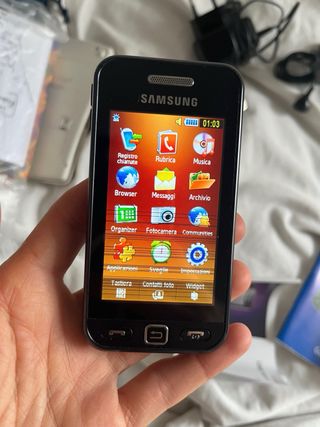 Samsung Touch Screen Telefono Nero