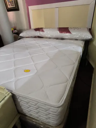 Colchón y somier 135x180