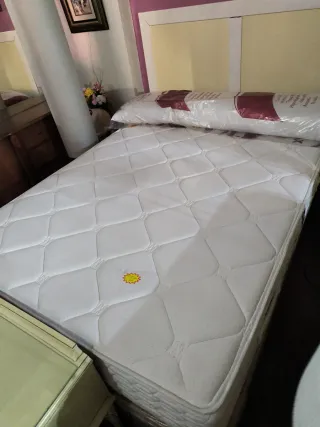 Colchón y somier 135x180