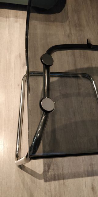 3 Sillas IKEA Tobias Gris/Cromado