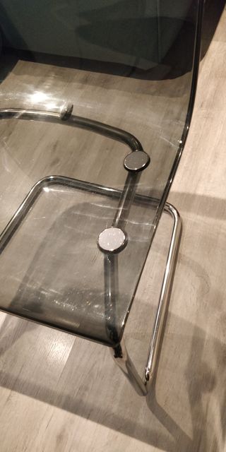 3 Sillas IKEA Tobias Gris/Cromado