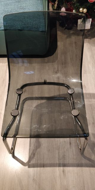 3 Sillas IKEA Tobias Gris/Cromado