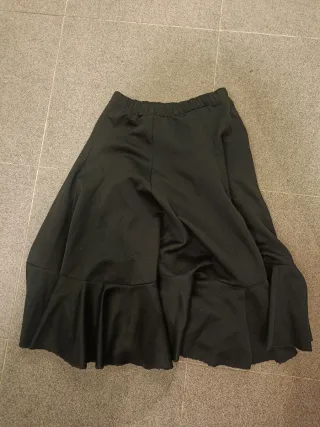 Falda flamenca niña negra