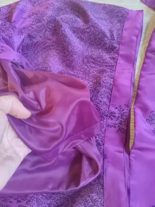 Conjunto morado estampado