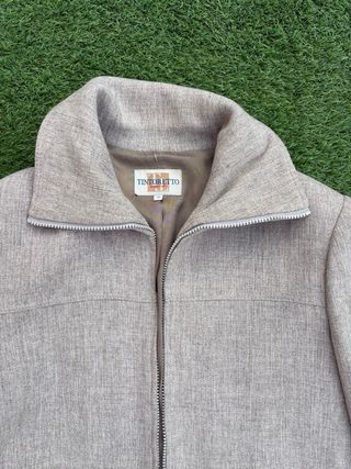 Abrigo largo lana Tintoretto Mujer Talla 38 gris