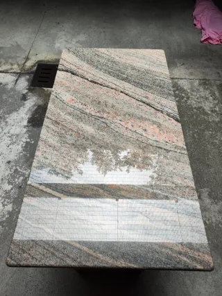 Tavolo cucina piano in pietra