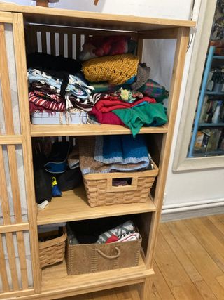 Armario mediano de bambú