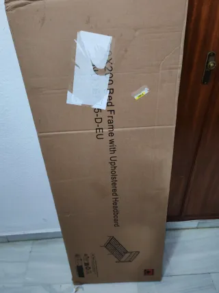 Base Cama 120x200cm Tapizada,sin estrenar