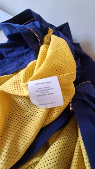 Gabardina Larga Purificación García Azul/Amarillo/