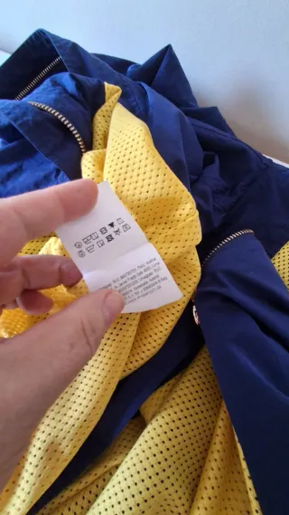 Gabardina Larga Purificación García Azul/Amarillo/