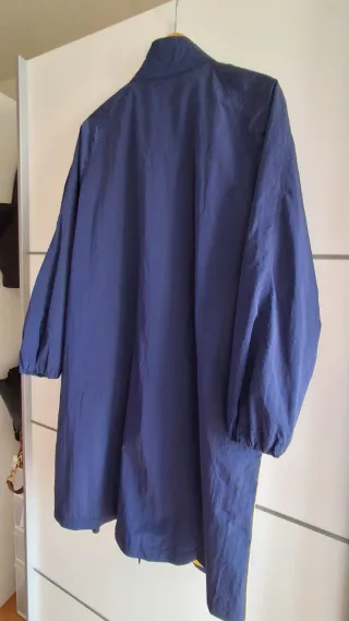 Gabardina Larga Purificación García Azul/Amarillo/