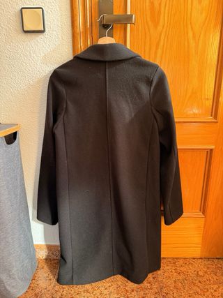 Abrigo largo H&M negro