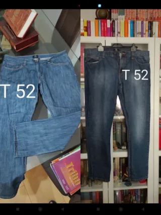 Lote 2 Pantalones vaquero DOC Talla 52