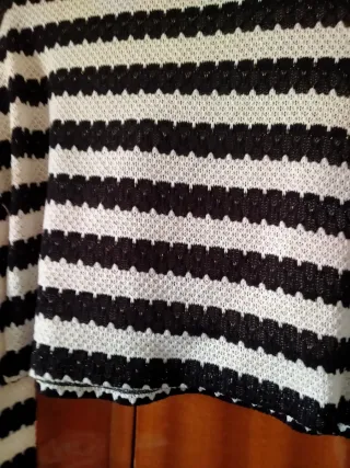 Conjunto Rayas Blanco y Negro sin estrenar