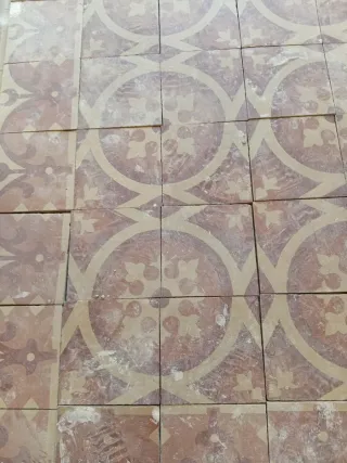 Baldosas hidráulicas originales limpias