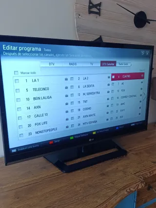 Televisor LG LED de 37" y 200Hz con Smart TV. Mode