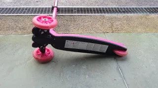 Patinete Play Live niña 3 ruedas rosa