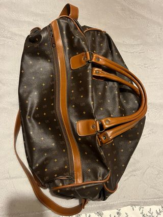 Bolso de viaje mediano marrón