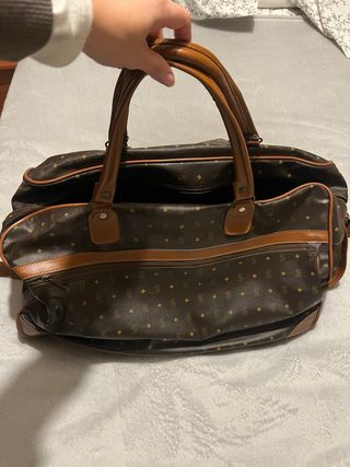 Bolso de viaje mediano marrón