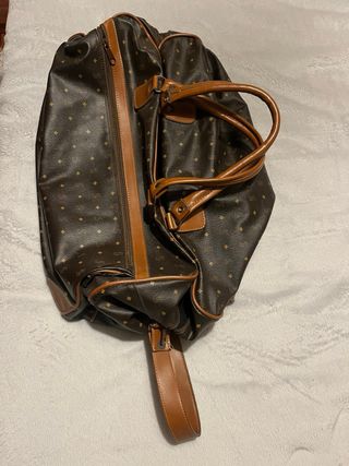 Bolso de viaje mediano marrón