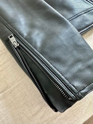 Cazadora cuero MANGO Talla XL