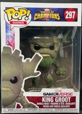 Funko Pop King Groot 297 Marvel