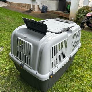 Transportín Perro Grande Akado Gris/Negro