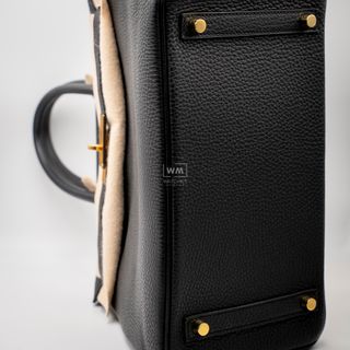 Bolso Hermes Birkin 30 Togo Negro Nuevo a Estrenar