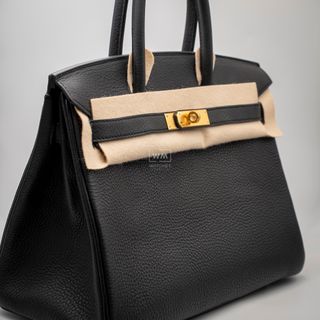 Bolso Hermes Birkin 30 Togo Negro Nuevo a Estrenar