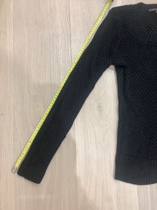 Jersey Adolfo Dominguez calado negro