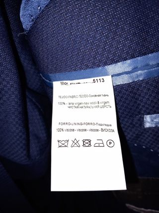 Traje novio azul Roberto Verino