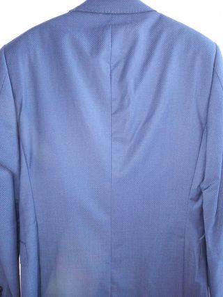 Traje novio azul Roberto Verino