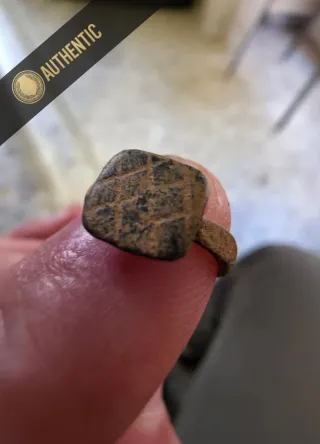 Anello Bizantino/Romano Antico - Provenienza Lecit
