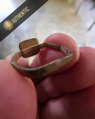 Anello Bizantino/Romano Antico - Provenienza Lecit