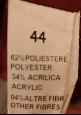 Cappotto Pied de Poule Vintage Tg 44