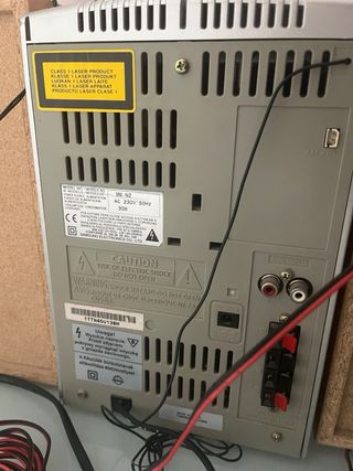 Equipo de música Samsung MM-N2 radio CD casete