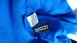 Chaqueta bomber Universitaria Azul y Blanca