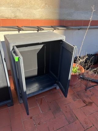 Armario exterior resina gris