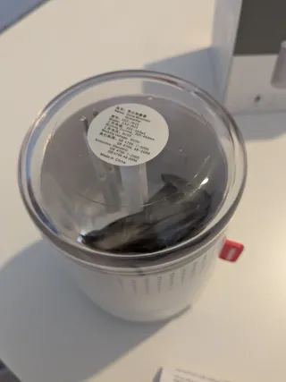 Humidificador H2O Blanco y Transparente