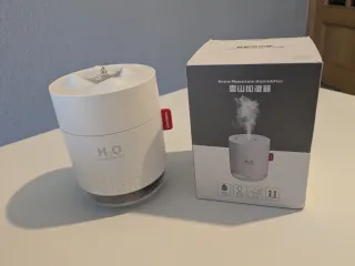 Humidificador H2O Blanco y Transparente