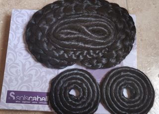 MOÑO-MONYO PELO FALLERA RODETES NEGRO GRANDE