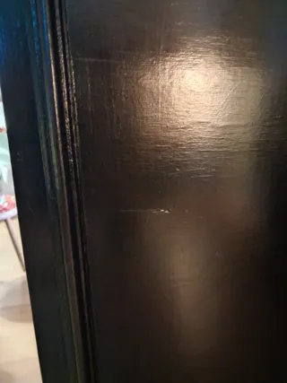 Vetrina antica primi '900 con vetri originali.