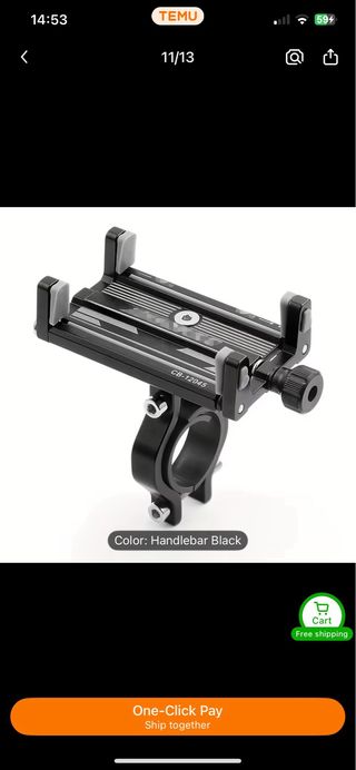 Soporte Móvil Manillar Alta Calidad