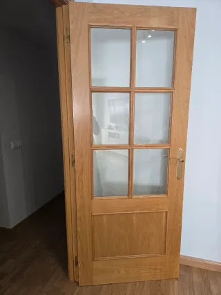 Conjunto puertas madera interior