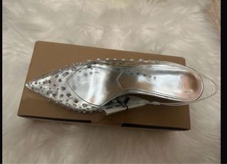 Tacones Mango Plataforma Transparente Talla 37