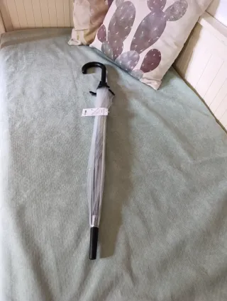 Paraguas transparente grande