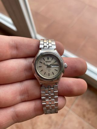 Seiko 5 Automático HI beat Esfera Blanca 25mm